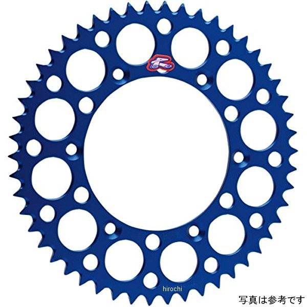 リアスプロケット 420/47T YZ65 青