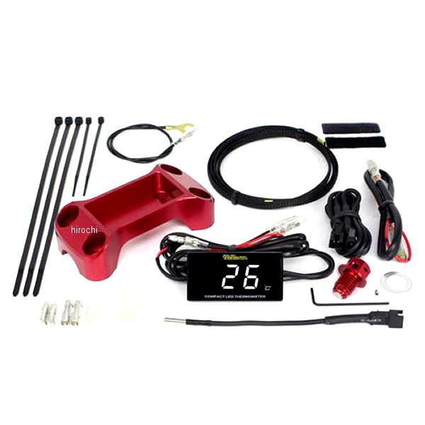 コンパクトLEDサーモメーターキット 赤