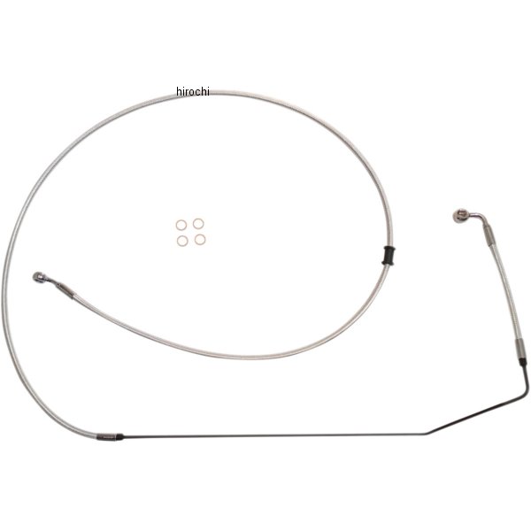 フロントブレーキライン アッパー +8インチ 14年-18年 インディアン チーフ/チーフテン クローム