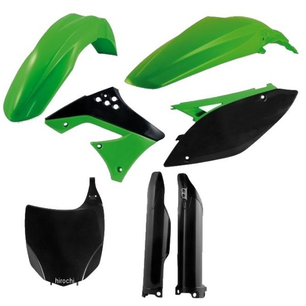 外装キット 09年-12年 KX250F 緑/黒