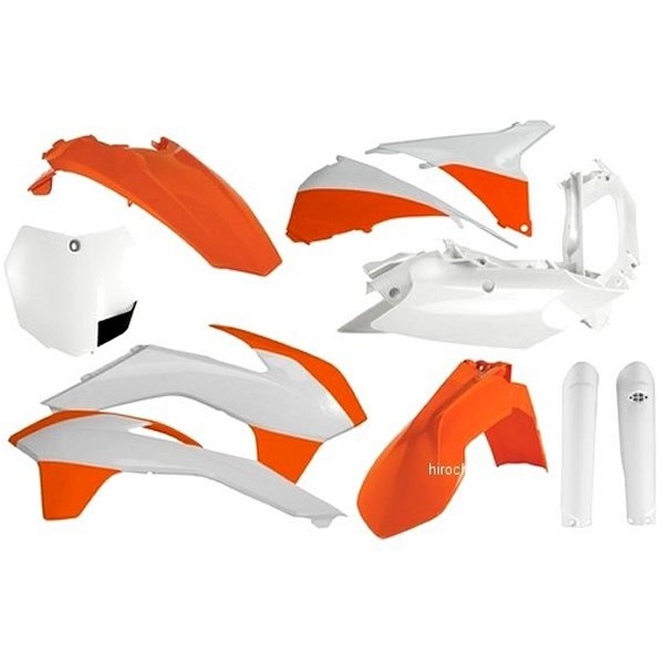 外装キット 15年-16年 KTM SX125 オレンジ/白