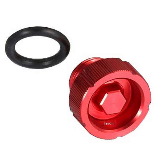 オイルフィラーキャップ タイプ2 スーパーカブC125、モンキー125、グロム 赤
