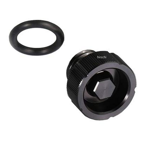 オイルフィラーキャップ タイプ2 スーパーカブC125、モンキー125、グロム 黒