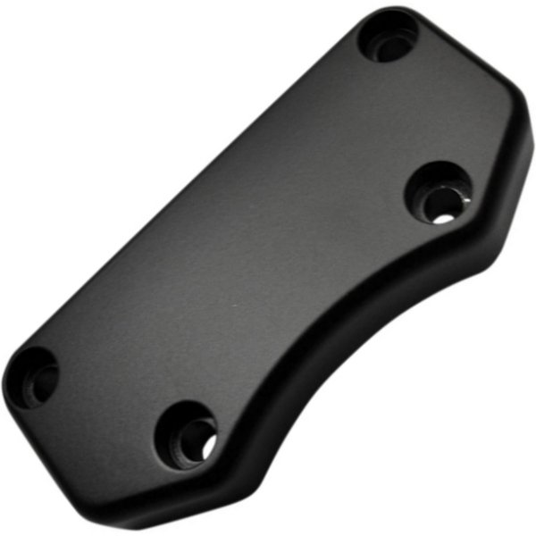 1インチ、1.25インチ バッファロー ハンドルバー トップ クランプ 黒つや消し 無地