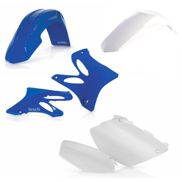 外装セット 06年-14年 YZ125/250 白/青
