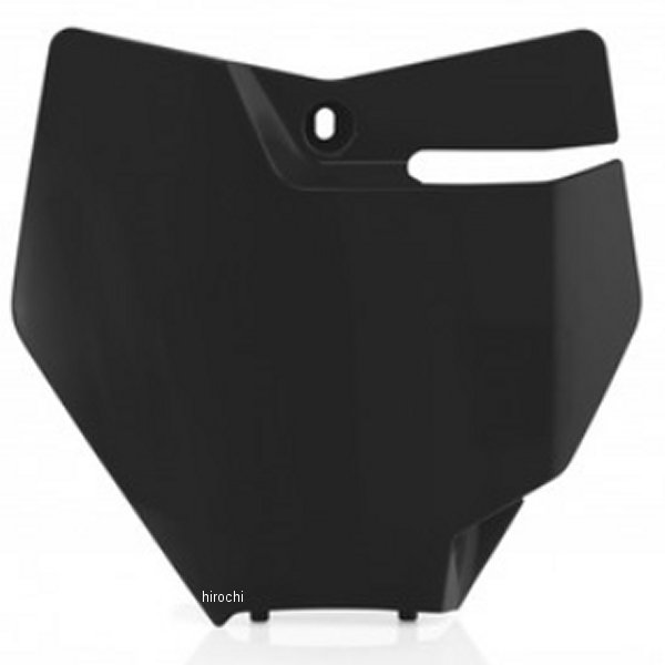 フロントゼッケンプレート 18年以降 KTM SX85 黒