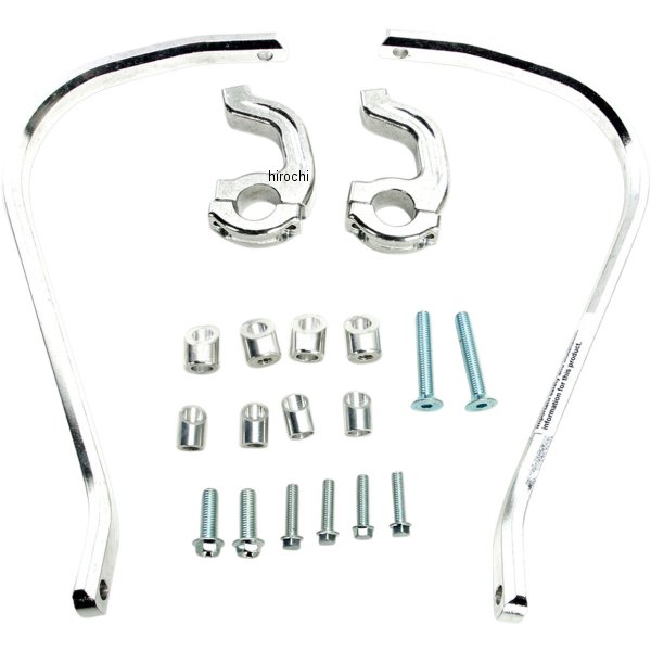 ハンドガード 7/8インチ 22.2mm ハンドル用 シルバー