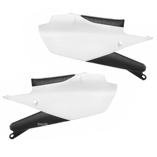 サイドナンバープレート 18年-24年 YZ250F 白/黒