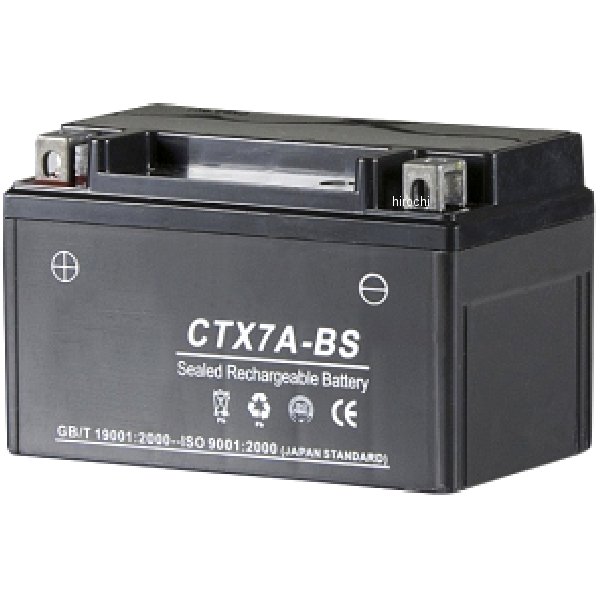 液入り充電済バッテリー CTX7A-BS