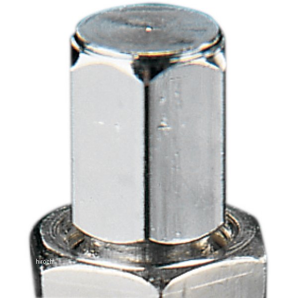 バルブ ステム チューブレス 11.8mm クローム 1個入り