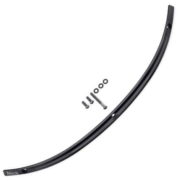 ブラック ウインドシールドトリム 14年以降 FLHT グルーブ 61400593