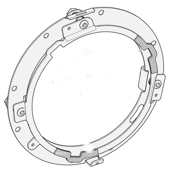 7インチ・ヘッドライト マウンティングリングキット 67700439