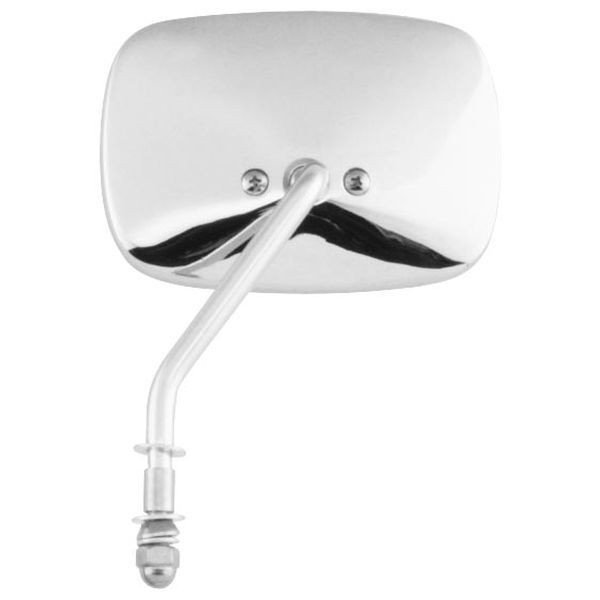 ショート ステム ミラー 4インチステム 右側 クローム
