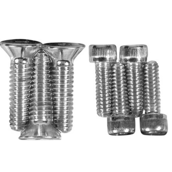 ボルトキット S&S スーパーB キャプとエアクリーナー クローム/ローレット