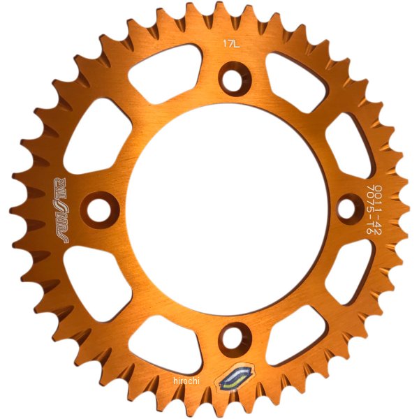 【セール特価】 リア スプロケット 42T/415 14年-17年 KTM 50SX オレンジ