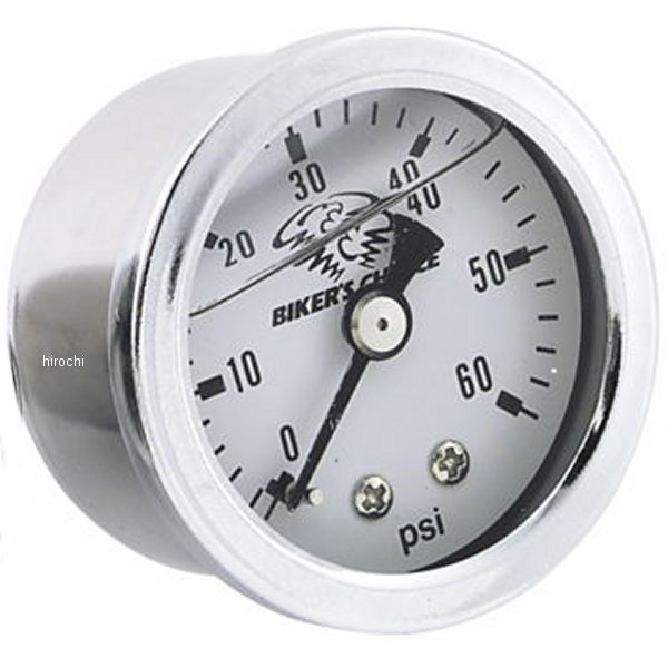 オイルプレッシャー ゲージ 白
