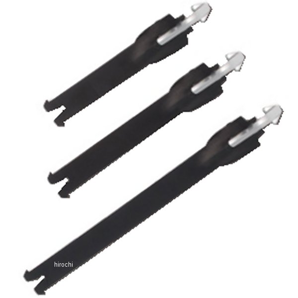 パーツ ストラップ NEW テック10 黒 3個セット