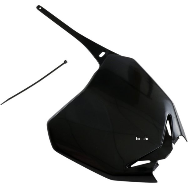 フロントナンバープレート 08年-17年 RM-Z450 黒