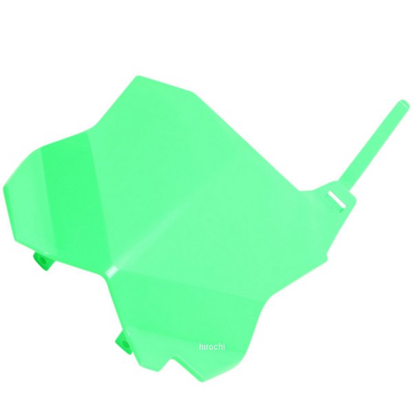 フロントナンバープレート 16年-18年 KX450、KX250 緑