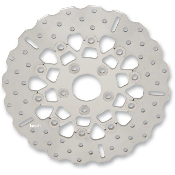 ローター 11.5インチ リア ワイド ポリッシュ 10ボタン フローティングコンター