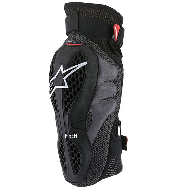 ニープロテクター シークエンス 黒/赤 S/Mサイズ