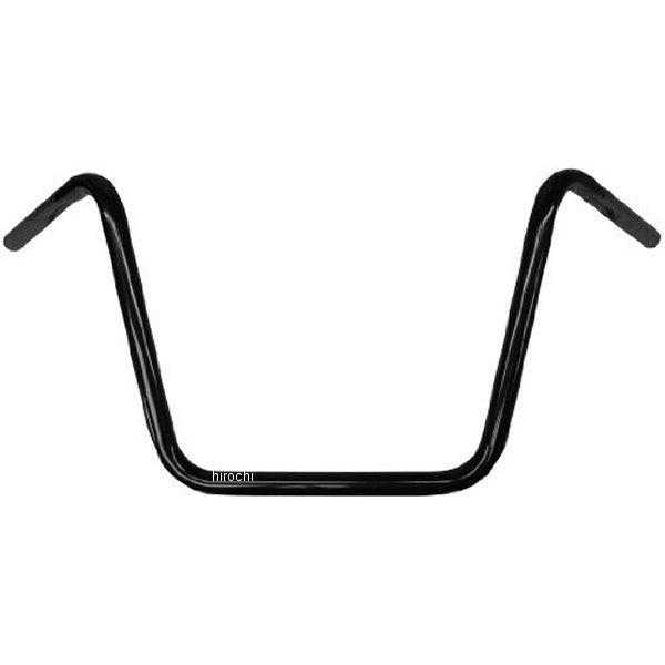 1インチ ハンドルバー バックホーン ハイ ディンプル クローム