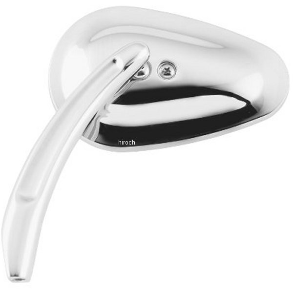 スウィープ ティアドロップ ミラー 右側 クローム 1個売り