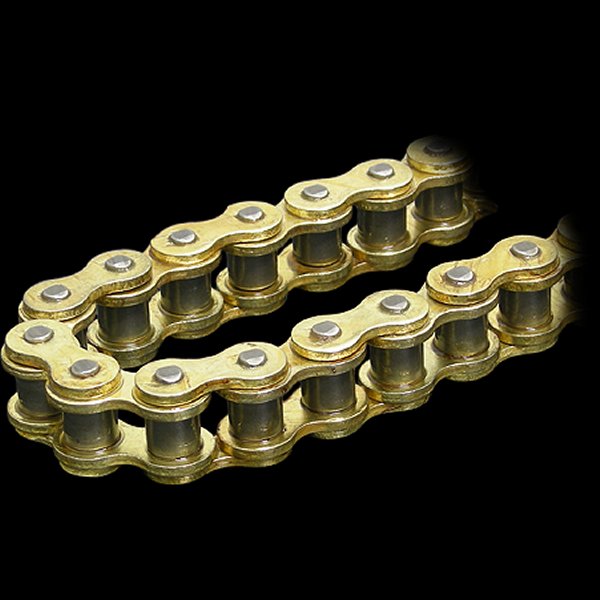 530 Xリング リア ゴールドチェーン 120リンク