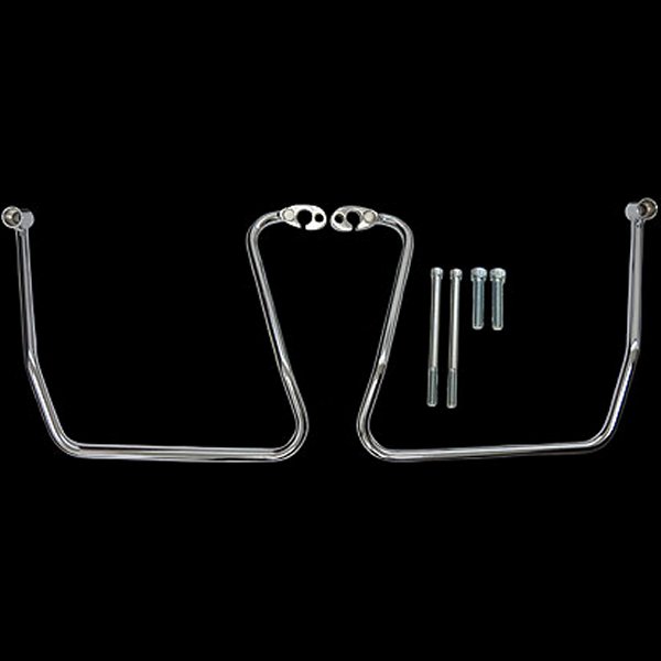 【セール特価】 サドルバッグサポートブラケットセット 06年以降 ダイナ クローム