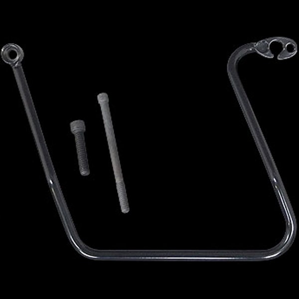 【セール特価】 サドルバッグサポートブラケット左 06年以降 ダイナ ブラック
