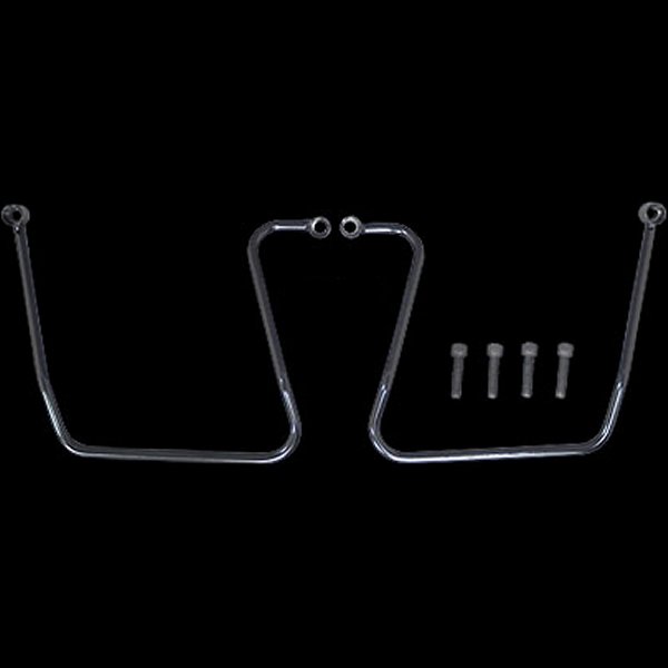 【セール特価】 サドルバッグサポートブラケットセット 06年以降 FXDWG ブラック