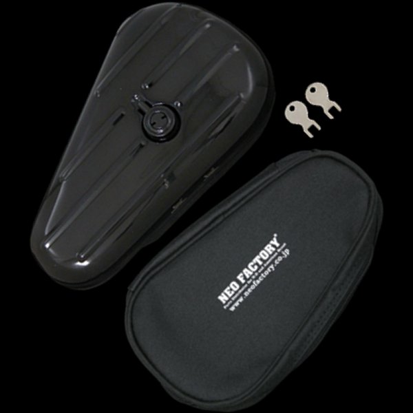 ティアドロップツールボックス バッグ付 右 ブラック