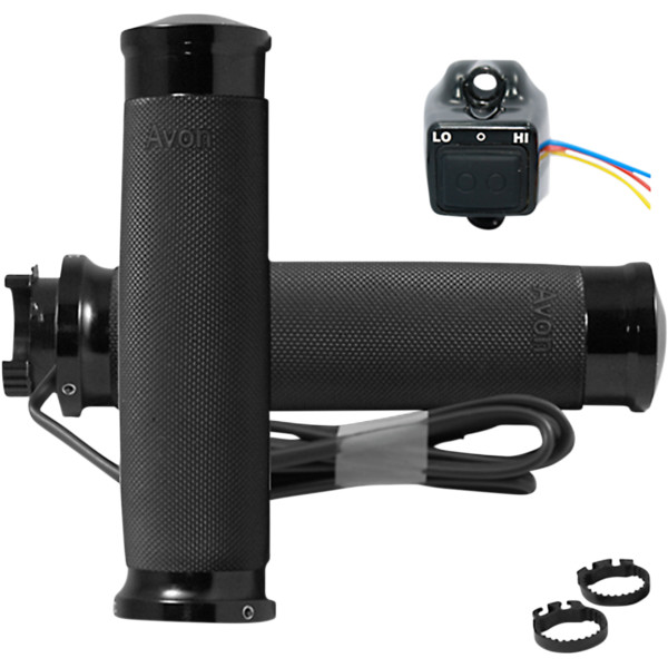 グリップ スタンダード ヒート 1インチハンドル用 黒