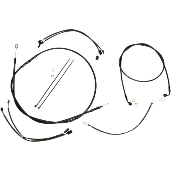 ケーブルキット XR 黒/黒 16年-17年 FLS ABS無し 12-14インチ用