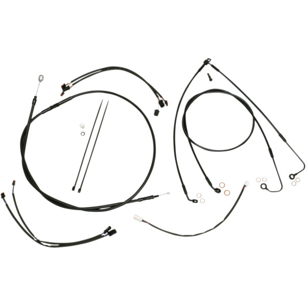 ケーブルキット XR 黒/黒 16年-17年 FLS ABS付 12-14インチ用