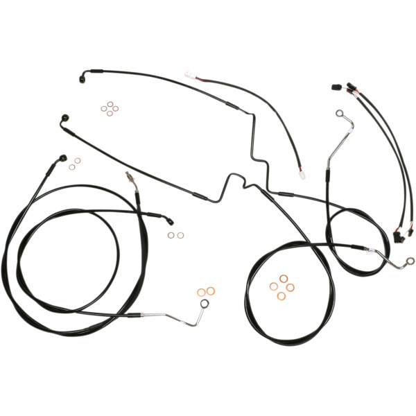 ケーブルキット XR 黒/黒 17年以降 FLH 15-17インチ用