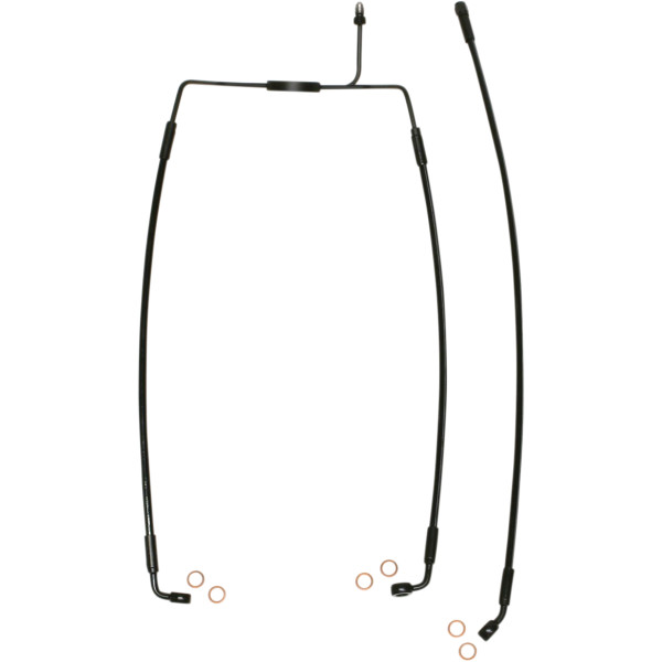 フロントブレーキライン XR FLH ABS無 黒/黒 15.25インチ/ 27インチ