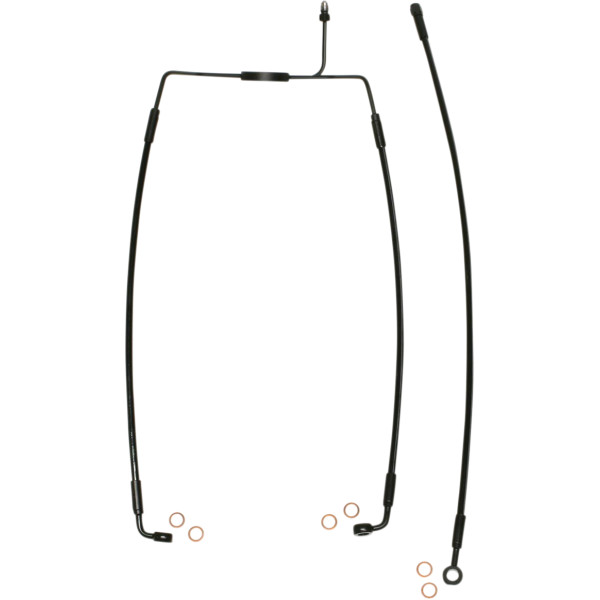 フロントブレーキライン XR FLH ABS無 黒/黒 15.25インチ/ 31インチ