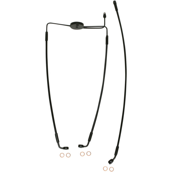 フロントブレーキライン XR FXD ABS無 黒/黒 18-5/8インチ/ 27インチ