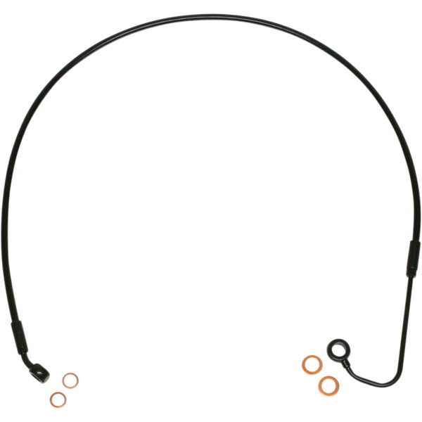 フロントブレーキライン アッパー XR FLS ABS付 黒/黒 37.25インチ