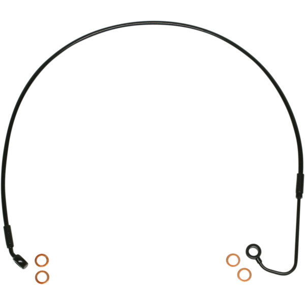 フロントブレーキライン アッパー XR FLS ABS付 黒/黒 41.25インチ