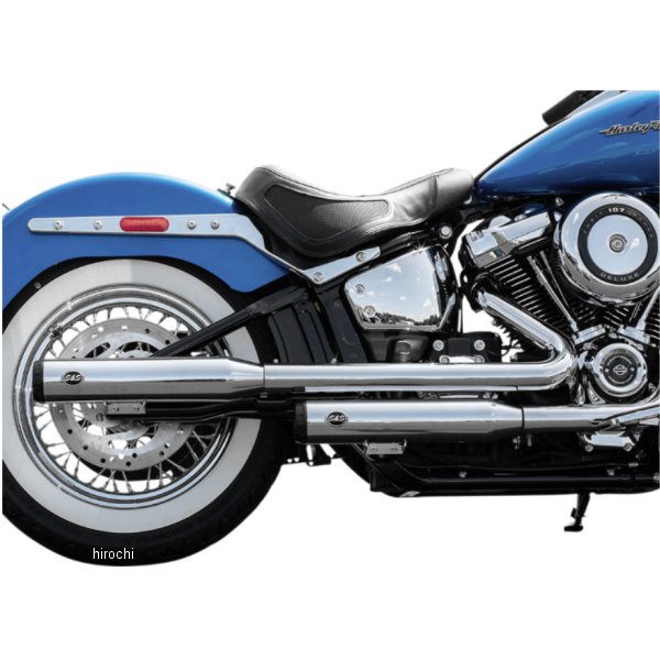 スリップオンマフラー Grand National FLHC/ FLDE クローム