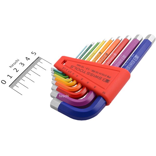 210H-RBCN レインボーレンチセット(1.5-10)9本組 (ミリ)