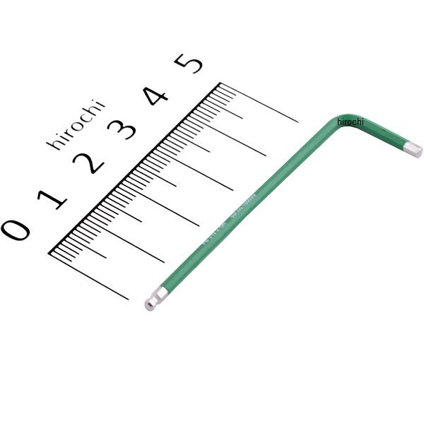 スイスツールズ  Swiss Tools ボール付レインボーレンチ 緑色 (ミリ)