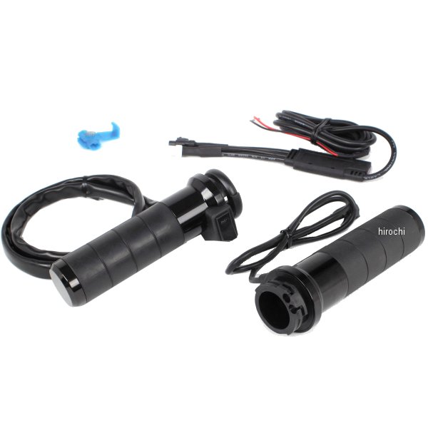 ヒートグリップ TYPE-2 ケーブルスロットル用 黒