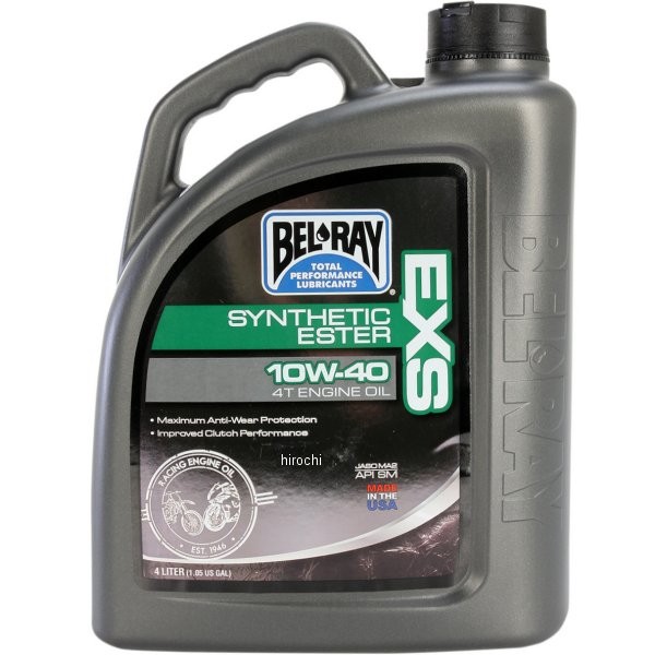 100%化学合成 4スト EXSエステル エンジンオイル 10W40 4リットル