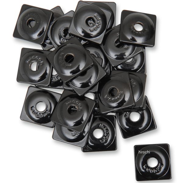 サポートプレート 5/16インチスタッド 黒 48個入り
