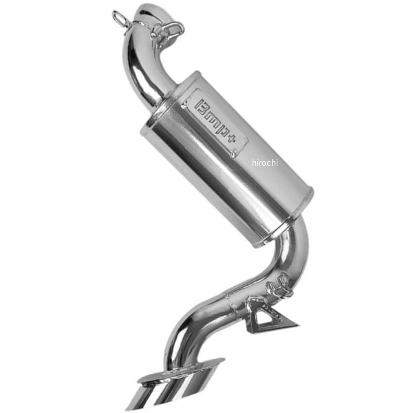 スリップオンマフラー パウダーライト 08年-14年 ポラリス 600RS Race Sled クローム