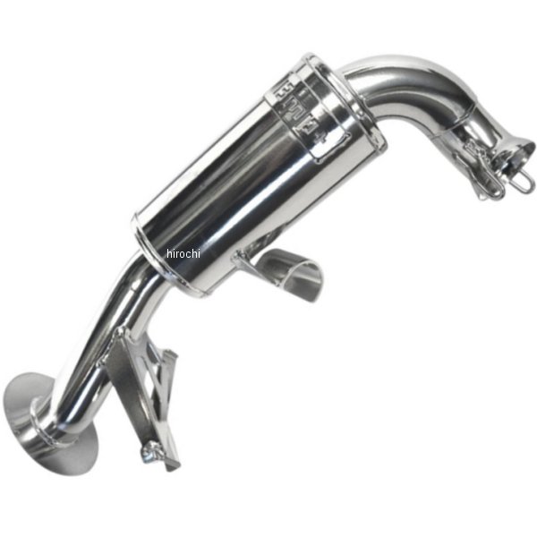 スリップオンマフラー パウダーライト 15年-18年 ポラリス RMK 800 クローム