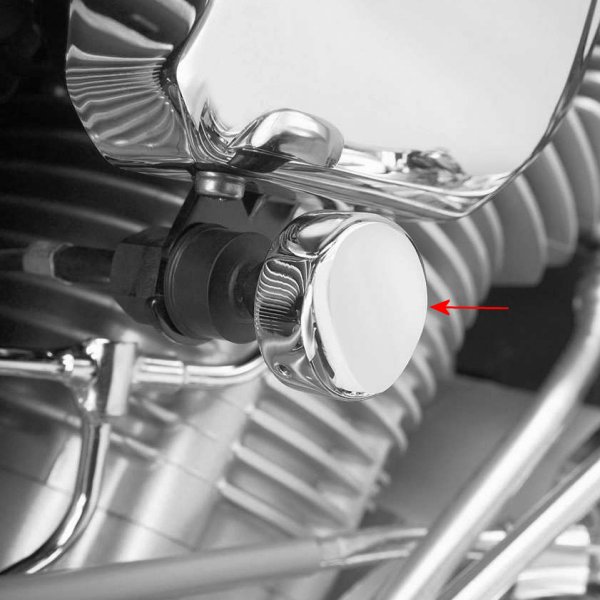 418975   チョーク ノブ カバー クローム